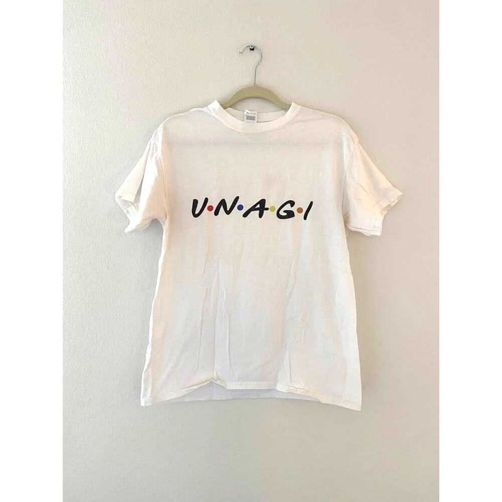 Friends “UNAGI” Tee | Ross Geller Quote Graphic Shirt